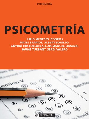 cover image of Psicometría
